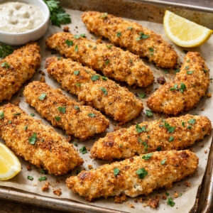 Almond-Crusted Chicken Strips (Low-Lectin )