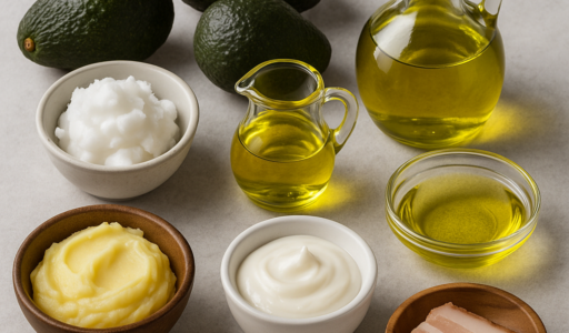 Assortment of Fats and Oils