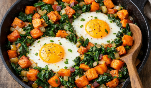 Breakfast Hash with Eggs
