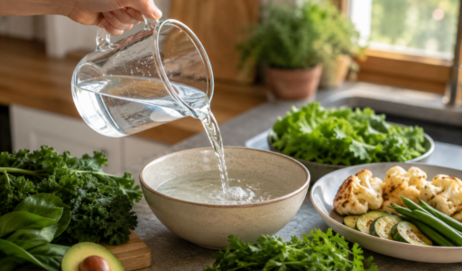 Bucket Effect with Leafy Greens