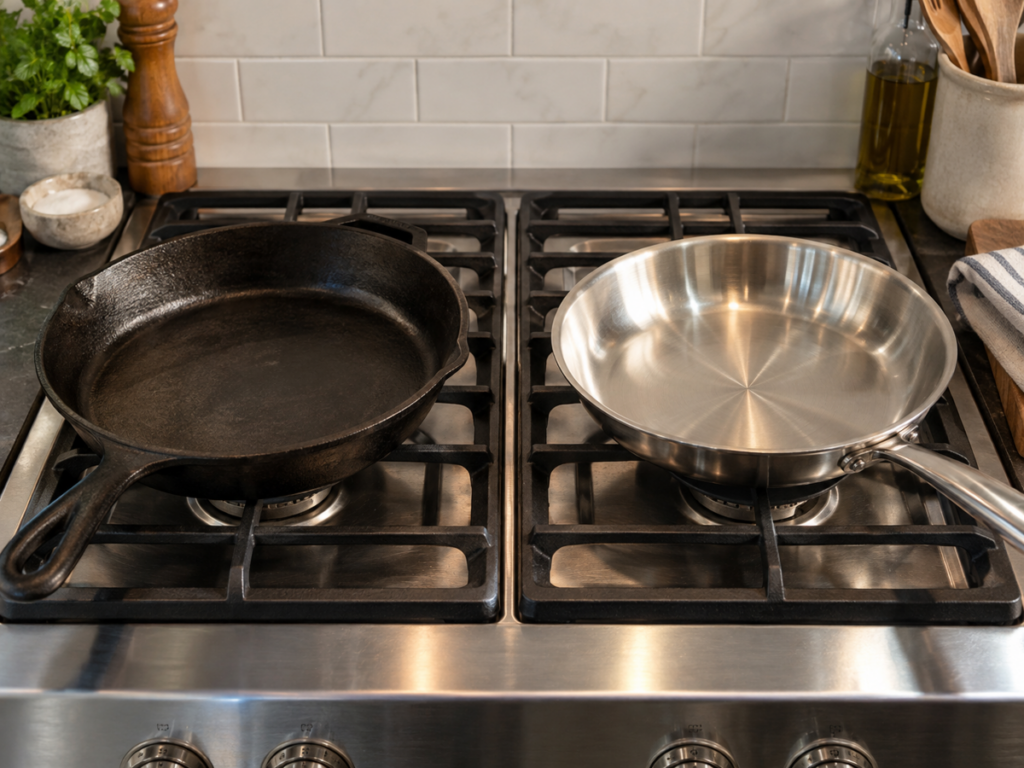 Cast Iron vs Stainless Steel in a Low-Lectin Kitchen
