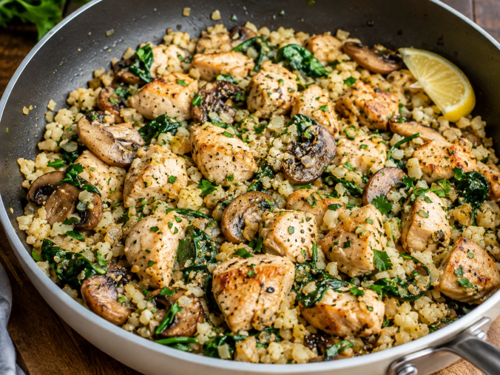 Chicken Cauliflower Skillet Meal