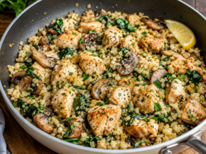 Chicken & Cauliflower Rice Skillet