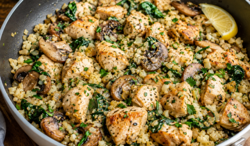 Chicken Cauliflower Skillet Meal
