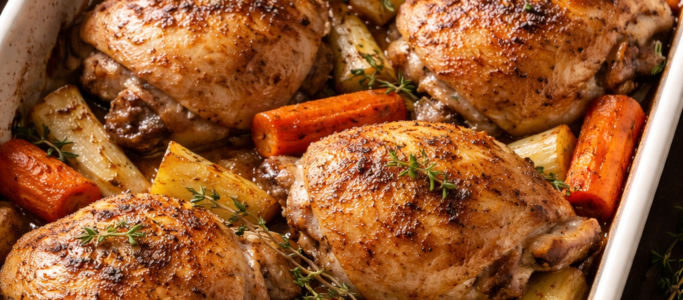 Chicken Thighs and Root Vegetables: Returning to Simplicity