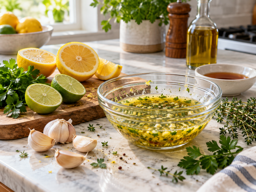 Citrus Marinade in the Kitchen