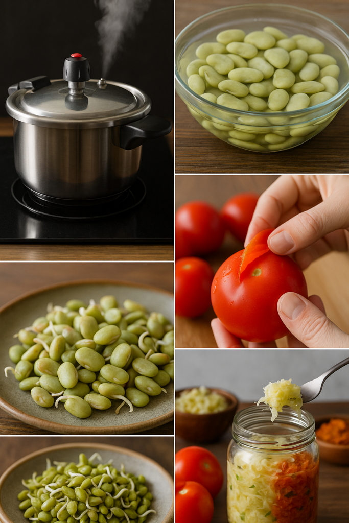 Cooking methods and reducing lectins