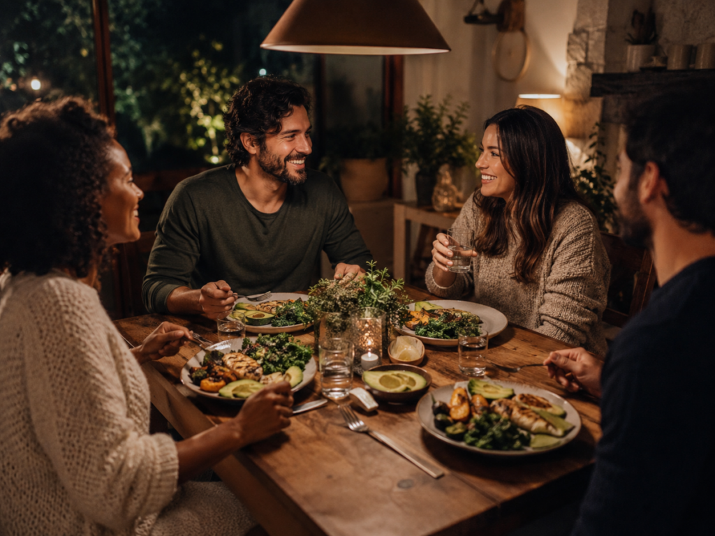 Cozy Dinner With Friends
