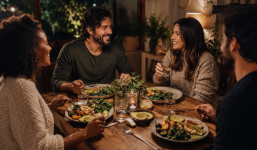 Cozy Dinner With Friends