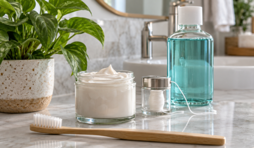Dental Products in Bathroom