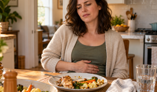 Diner Discomfort at Dinner Table