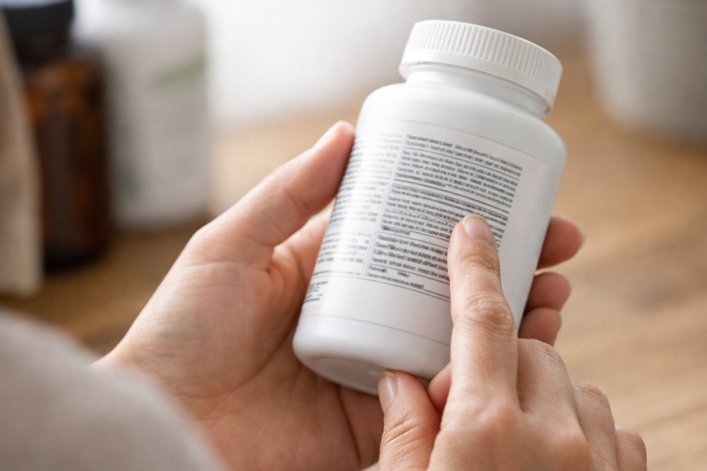 Examining Supplement Labels