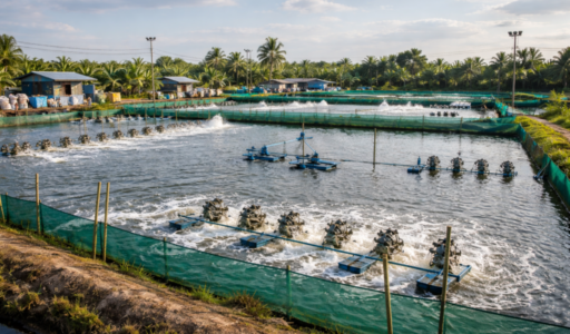 Farm Raised Shrimp Farm