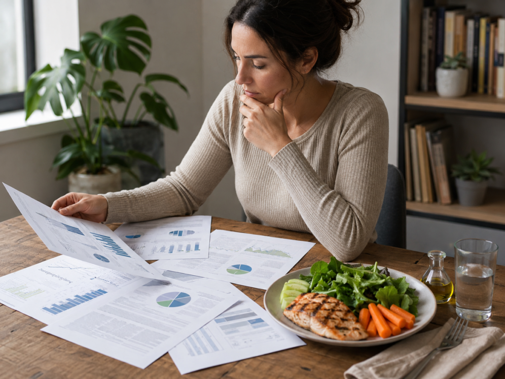 Focused Study and Healthy Meal