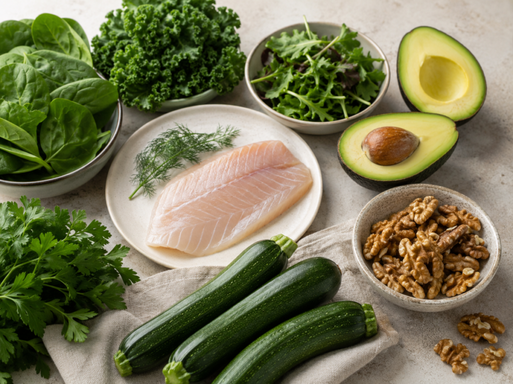 Fresh Ingredients for Healthy Meal