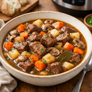 Pressure Cooked Grass-Fed Beef Stew