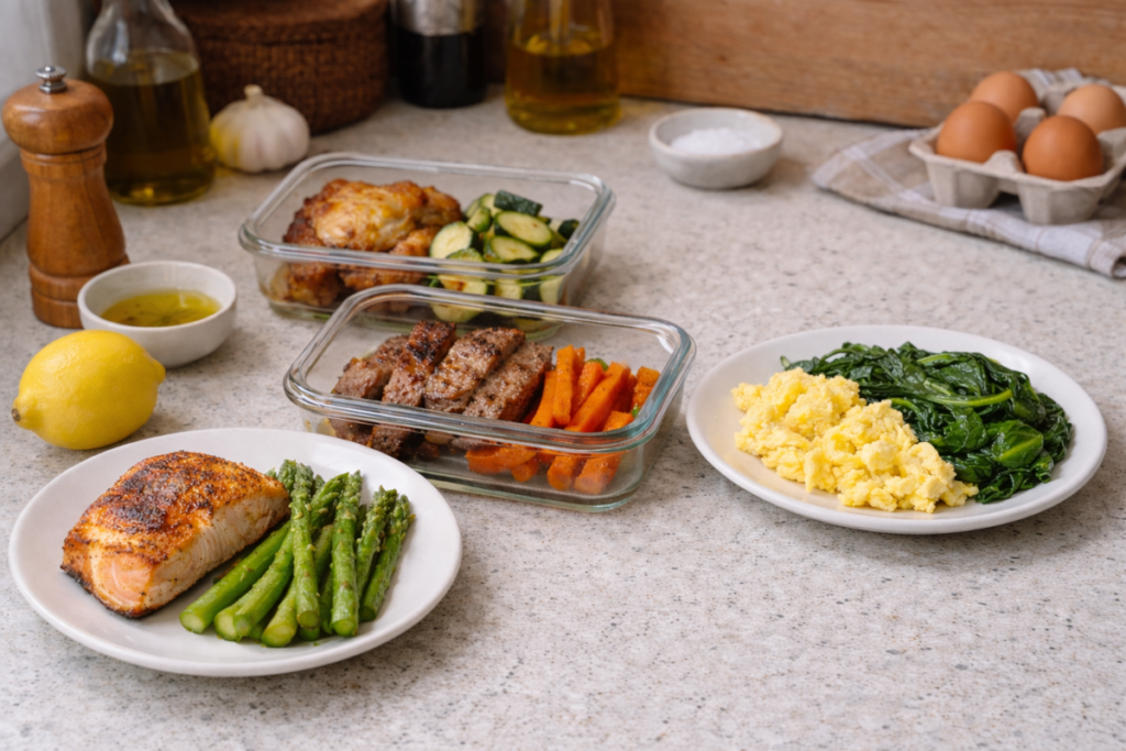 Healthy Meal Prep on Display