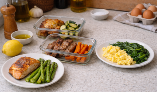 Healthy Meal Prep on Display