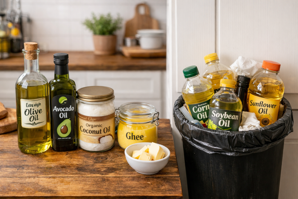 Healthy Oils vs Bad Oils