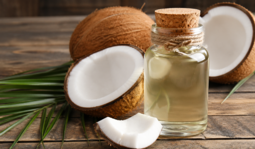 MCT Oil Coconut and Oil Bottle