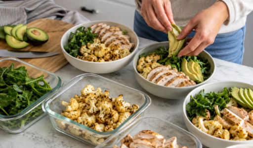 Meal Prep with Ingredients