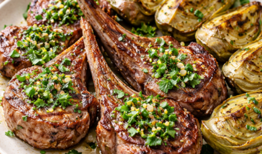 Mediterranean Lamb with Artichokes and Gremolata