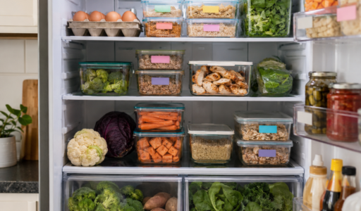 Organized Prep in the Fridge
