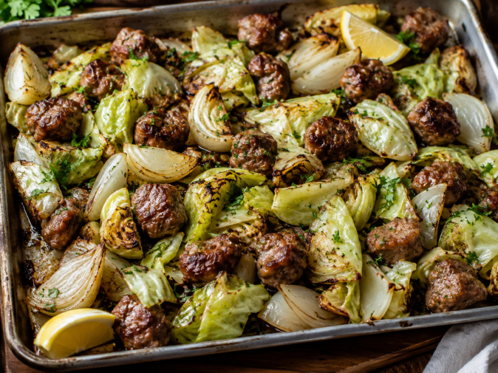 Pork and Cabbage Pan