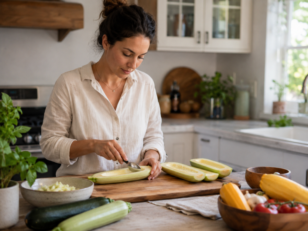 Preparing Fresh Ingredients