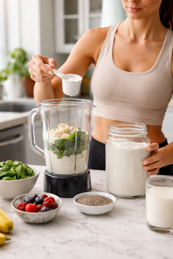 Preparing a Healthy Smoothie