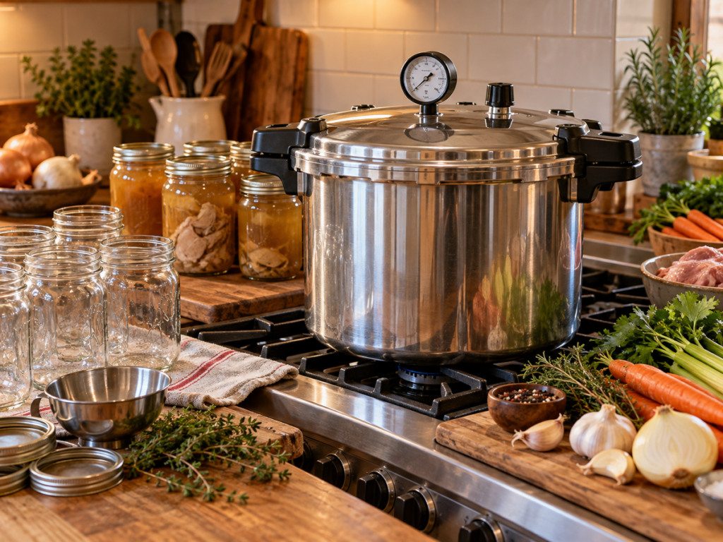 Pressure Canning in the Kitchen