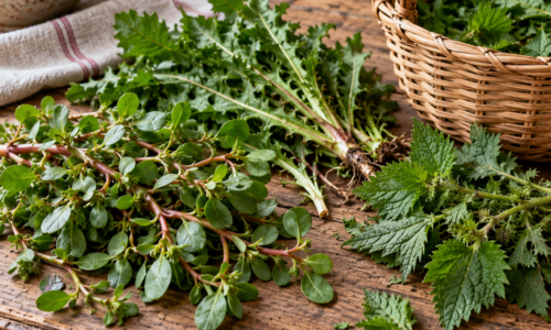 Wild-Foraged Greens: Purslane, Dandelion, and Nettles for Gut Support