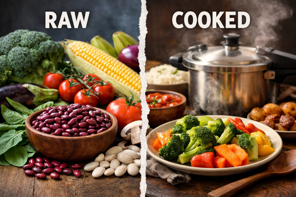 Raw Vs. Cooked