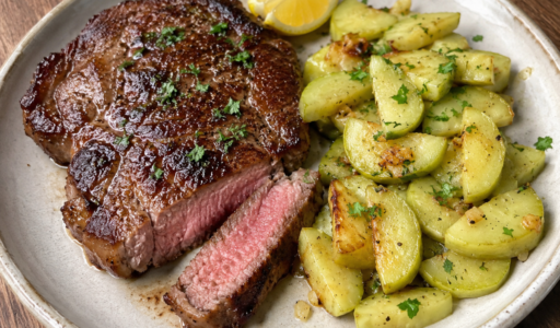 Ribeye with Zuccini