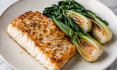 Wild-Caught Mahi-Mahi with Sautéed Bok Choy