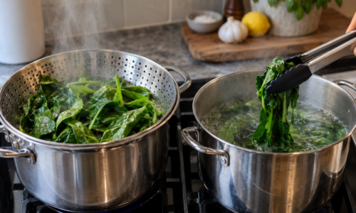 Steaming vs. Blanching: Which Water Technique Works Best for Tender Greens?