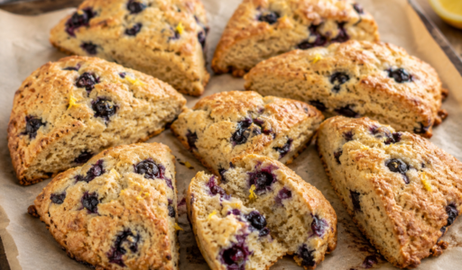 Tiger Nut Flour Blueberry Scones
