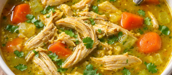 Low-Lectin Turmeric Chicken Soup