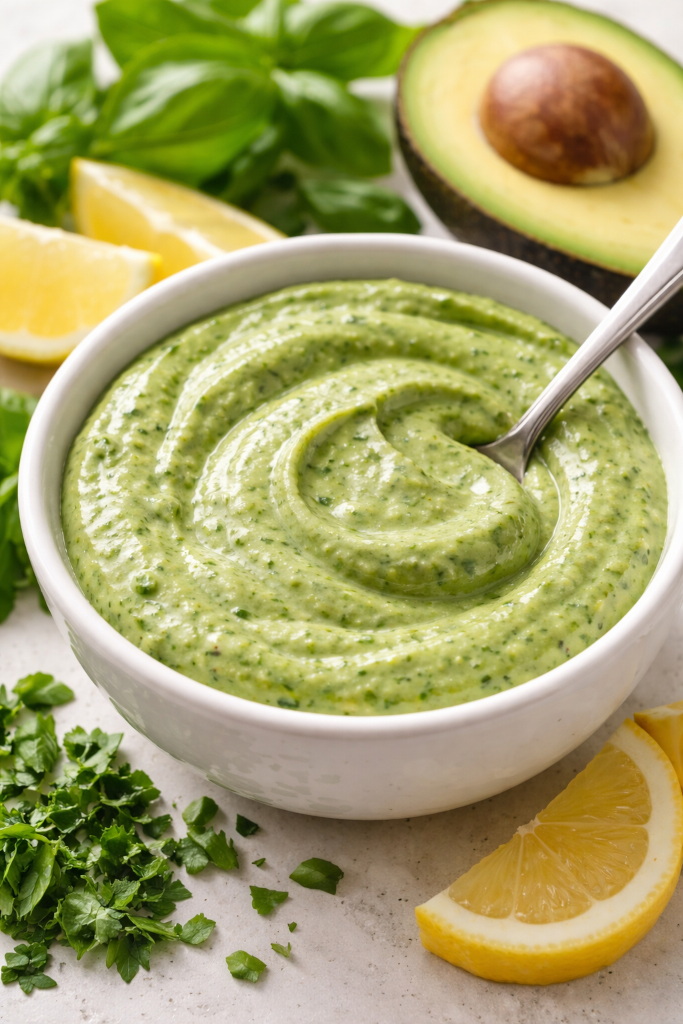 Vibrant Green Goddess Dressing