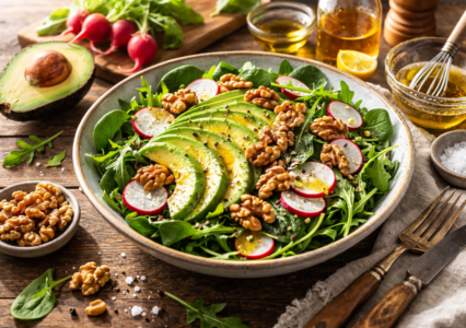 Walnut Avocado Salad