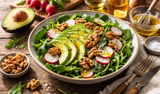 Walnut Avocado Salad
