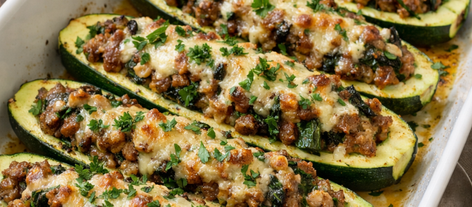 Stuffed Zucchini Boats: A Practical Lesson in Living Low-Lectin
